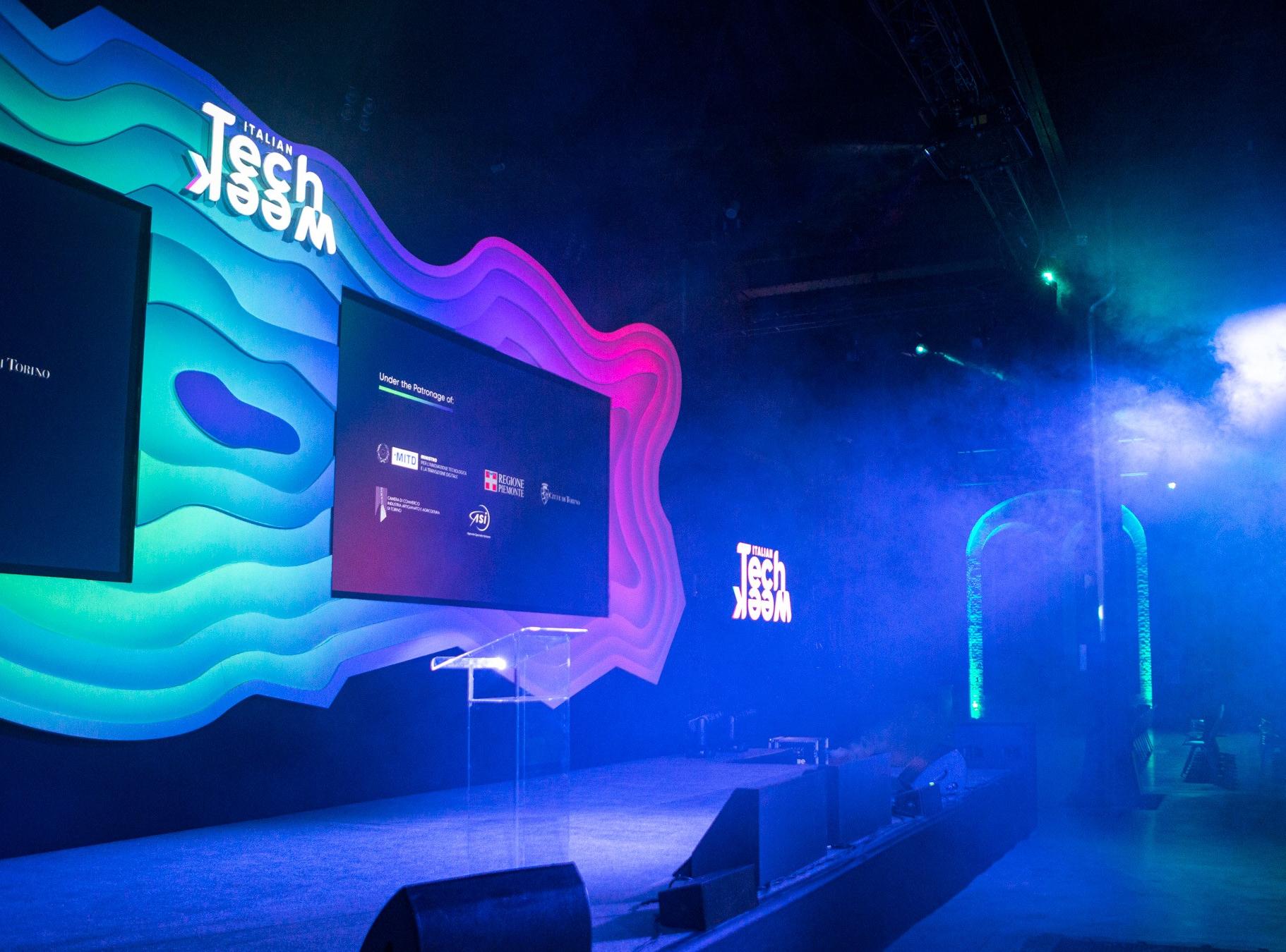 The main stage of the Italian Tech Week